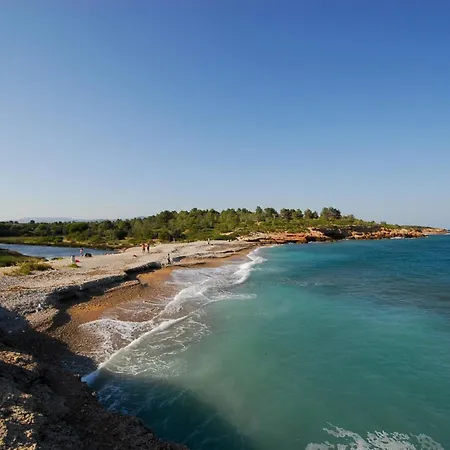 Dos Calas - Bonita De Estilo Rustico Y Piscina De Agua Salada لاميتّيا ذي مار
